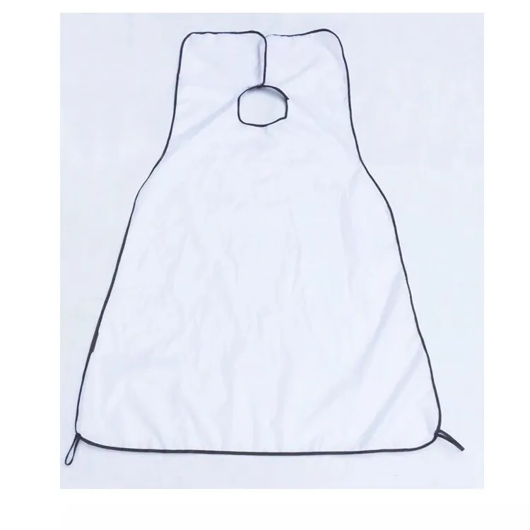 

120x80cm Man Bathroom Apron Black Beard Apron Hair Shave Apron for Man Waterproof Floral Cloth Household Cleaning Protecter