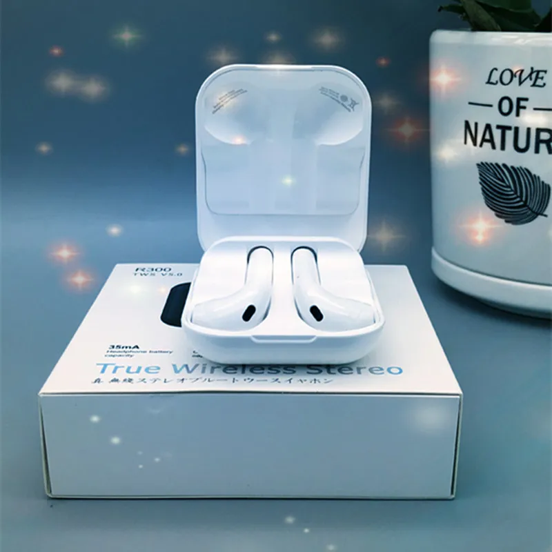 Беспроводные наушники Tws Bluetooth гарнитура с зарядным устройством для iPhone huawei samsung