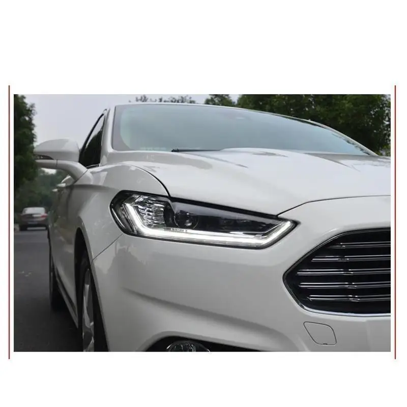 MODEL D Drl Luces Para Auto Assessoires светодиодные боковые поворотники Automovil фары Задние Автомобильные фары в сборе 13 14 15 16 для Ford Mondeo - Цвет: MODEL D