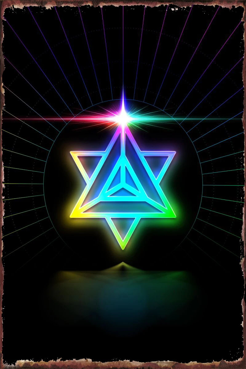 

Neon Glyph Mandala Rune Metal Sign Tin Sign Tin Plates Wall Decor Room Decoration Retro Vintage For Cafe Pub Home Club Man Cave