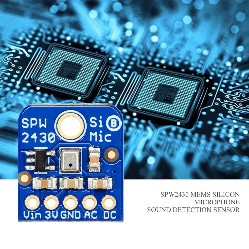 Кремниевый микрофон MEMS SPW2430 секционный датчик обнаружения звука модуль Q42