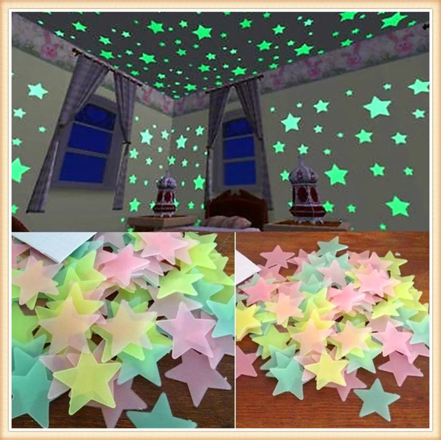 Тачка Маккуин Спальня флуоресцентная светящаяся звезды светящиеся наклейки для