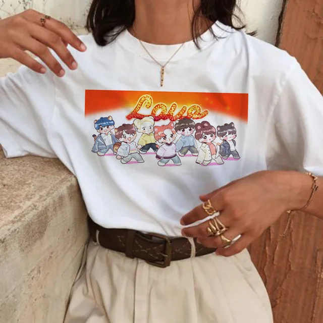 ERNESTNM летняя Горячая распродажа Повседневная Свободная Женская футболка размера