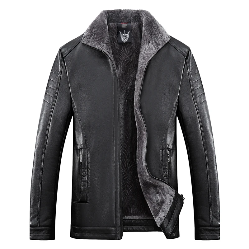 Новинка 2019 роскошное модное мужское меховое пальто Мужская зимняя одежда