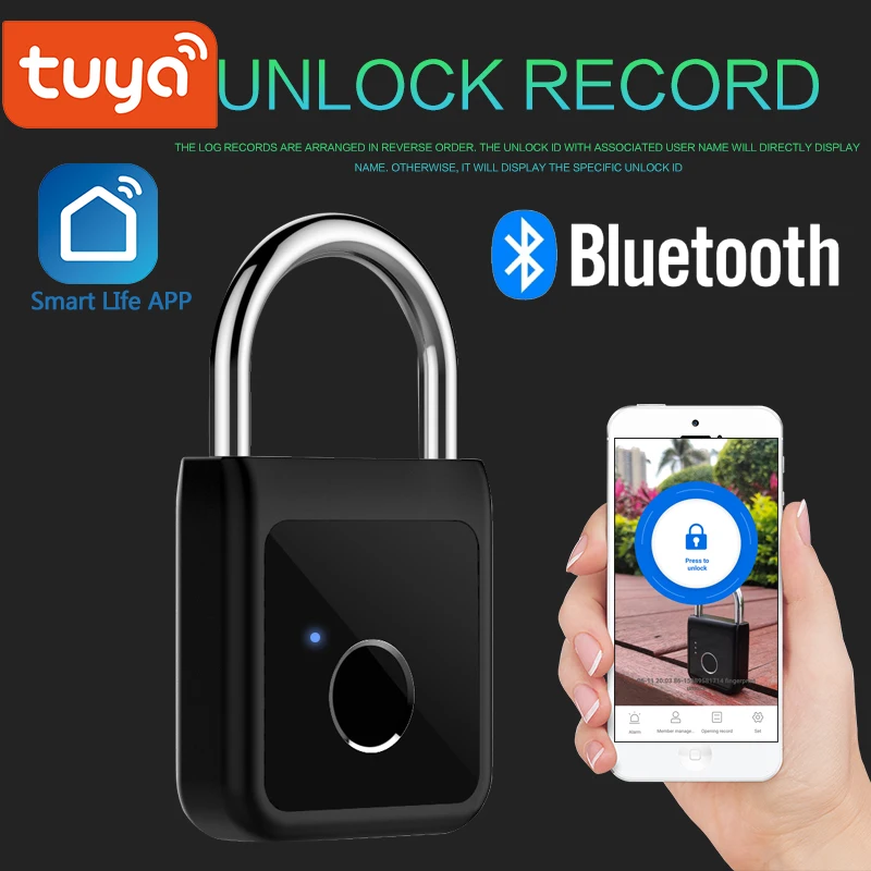 Смарт замок дверной с поддержкой Wi Fi и Bluetooth USB зарядка сканер отпечатка пальца