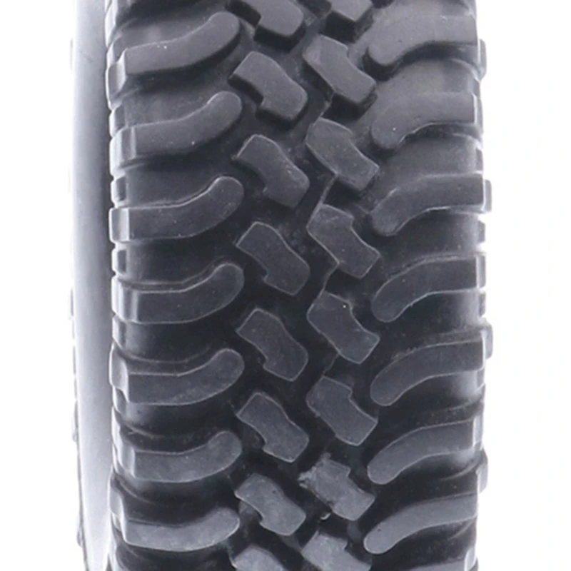 

2Pcs 1.9 Inch 100mm Rubber Rocks Crawler Tires Tyre with Metal Front Bumper Shock Absorber Tower Mount