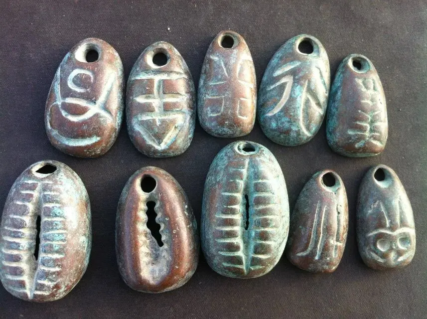 

Монета из ракушек династии Цинь, в древнем Китае, 100%, 10 шт.