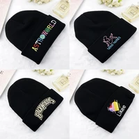 trendy astroworld send nudes stranger things backwoods likee warm knitted embroidery cap hat skullies beanies for women men gift