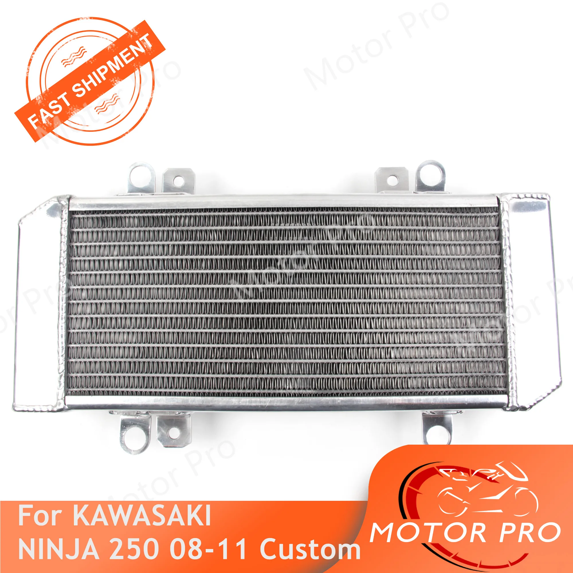 Радиатор для Kawasaki Ninja 250 300 2008 2009 2010 2011 кулер охлаждения модификация требуются
