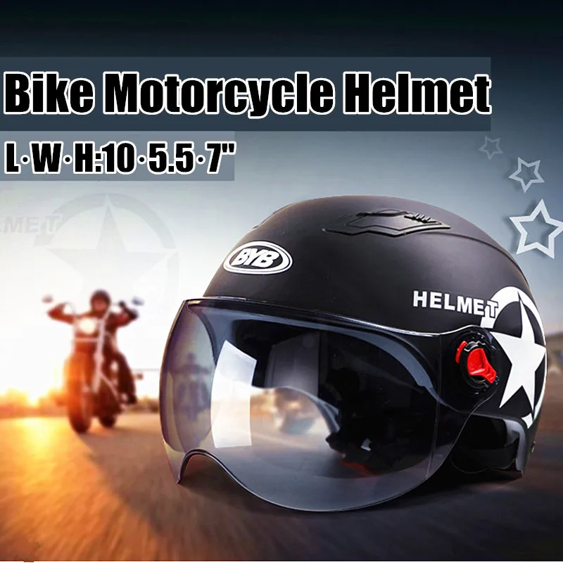 Motorcycle Helmet Scooter Bike Open Face Half Baseball Cap Anti-UV Safety Hard Hat Motocross Multiple Color Protect | Автомобили и