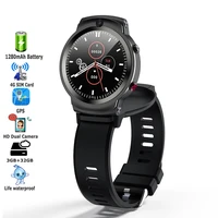 3gb ram 32gb rom 4g smart watches sim card mt6739 quadcore rotatable 8mp camera gps heart rate monitor android sports smartwatch