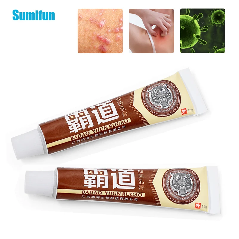 

Sumifun, 1 шт., антибактериальная кожа, искусственная кожа, дерматит акне, прыщи, травяная мазь, защита от зуда, лечение тела