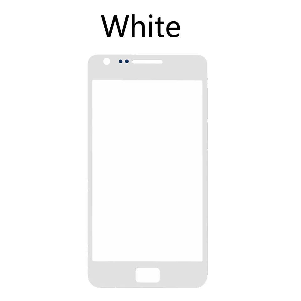 White-No tool I9100 сенсорный экран для Samsung Galaxy S II S2 i9100 i9100p GT-i9100 GT-i9100p lcd переднее внешнее стекло замена сенсорного экрана объектива - Цвет: White-No tool