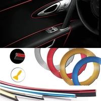 car dashboard door edge plated moulding trim strip line for honda civic accord crv fit jazz dio city hrv subaru forester legacy