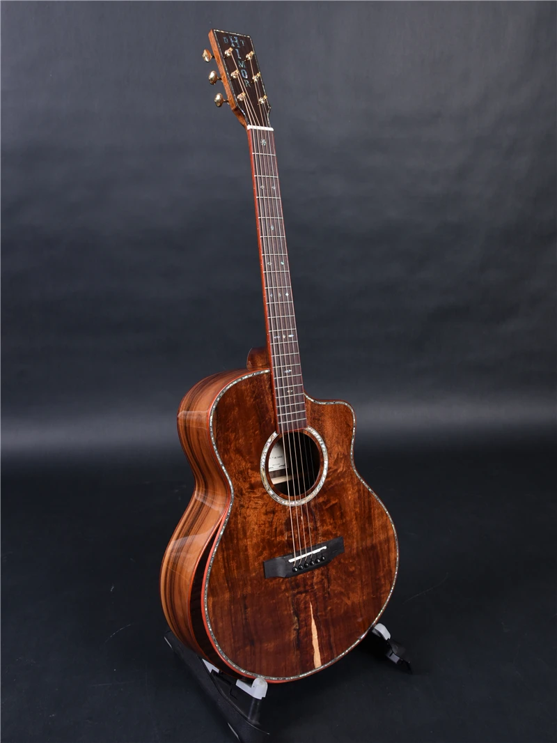 Himor HM 760GSC GC cut way solid santos rosewood Акустическая гитара акустическая электрогитара