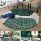 Зеленые мраморные коврики для гостиной, 3D круглые ковры для спальни, домашний ковер, тканый ковер для детской комнаты, ТУРЕЦКИЙ КОВЕР