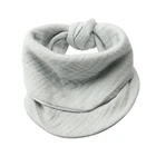 K1KC марлевые детские нагрудники для новорожденных мальчиков девочек слюнявчик бандана хлопковый мягкий шарф для малышей слюнявчик полотенце шарфы