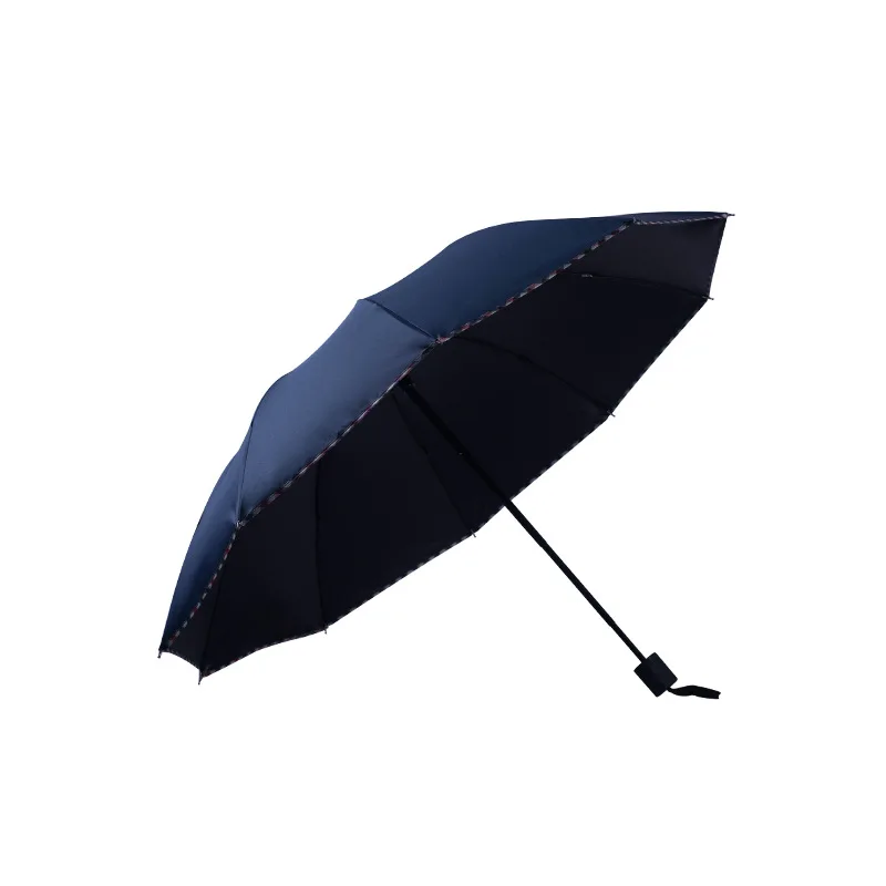 Мужской укрепляющий мужской деловой Зонт 10 к виниловый анти УФ зонтик для женщин
