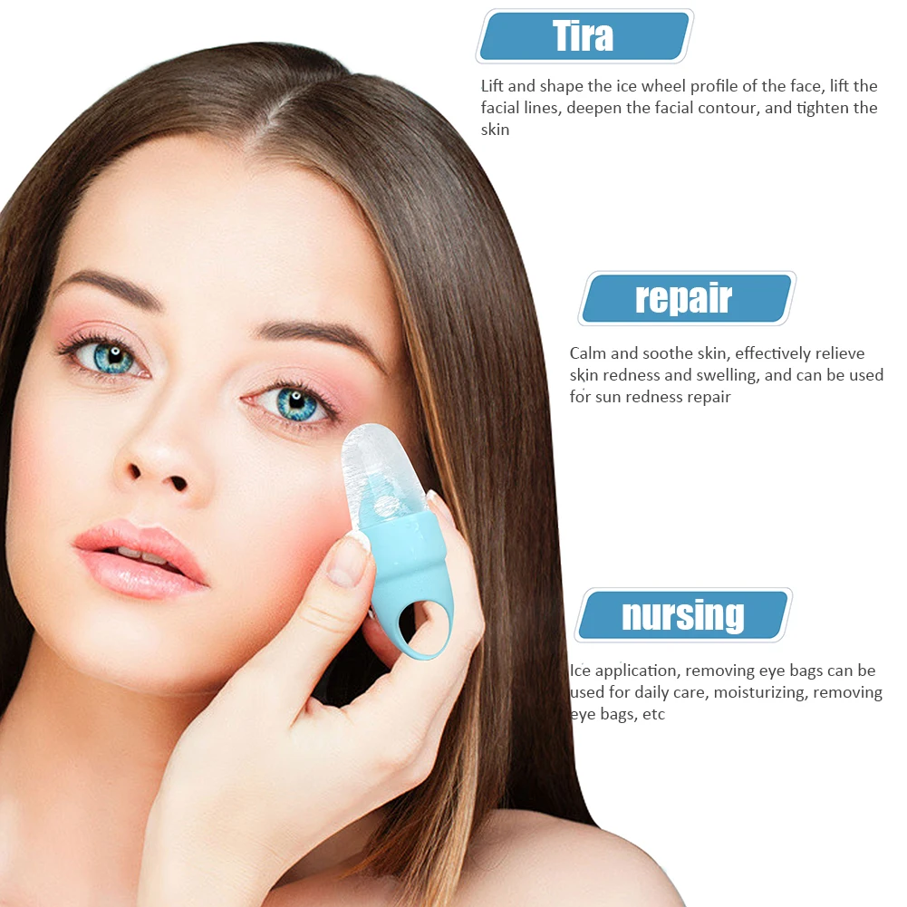 Силиконовый Лоток Для Льда массажер для лица ледяной ролик мешки глаз инструмент
