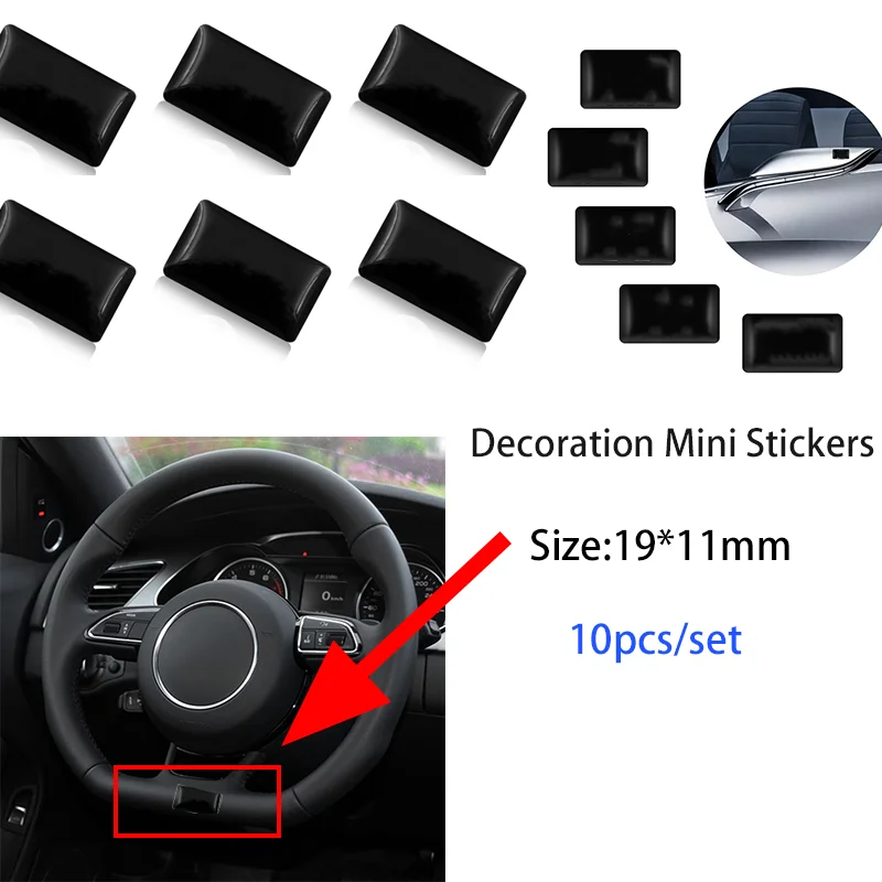 10 шт. автомобильные наклейки для Audi TT TTS A4 B8 A3 8P B6 A6 B7 8V Q5 Q7 A5 A7 A1 B9 Q3 8I S4 S5 S6 S7 S8 A8L Q8 E