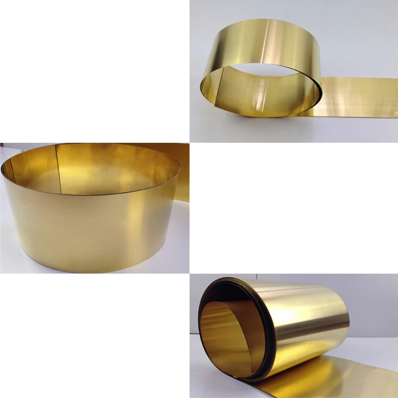 

Brass Strip Brass Metal Thin Sheet Foil Plate Thick 0.01-0.3 mm width 10-200 mm