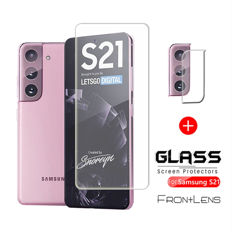 

Tempered Glass For Samsung Galaxy S21 Plus Camera Lens Film Full Cover Phone Screen Protectors For Samsung Galaxy S 21