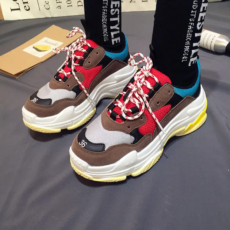 Men Sneakers Casual Dad Shoes Chunky Breathable Lightweight Comfortable Training Fashion Tenis | Обувь