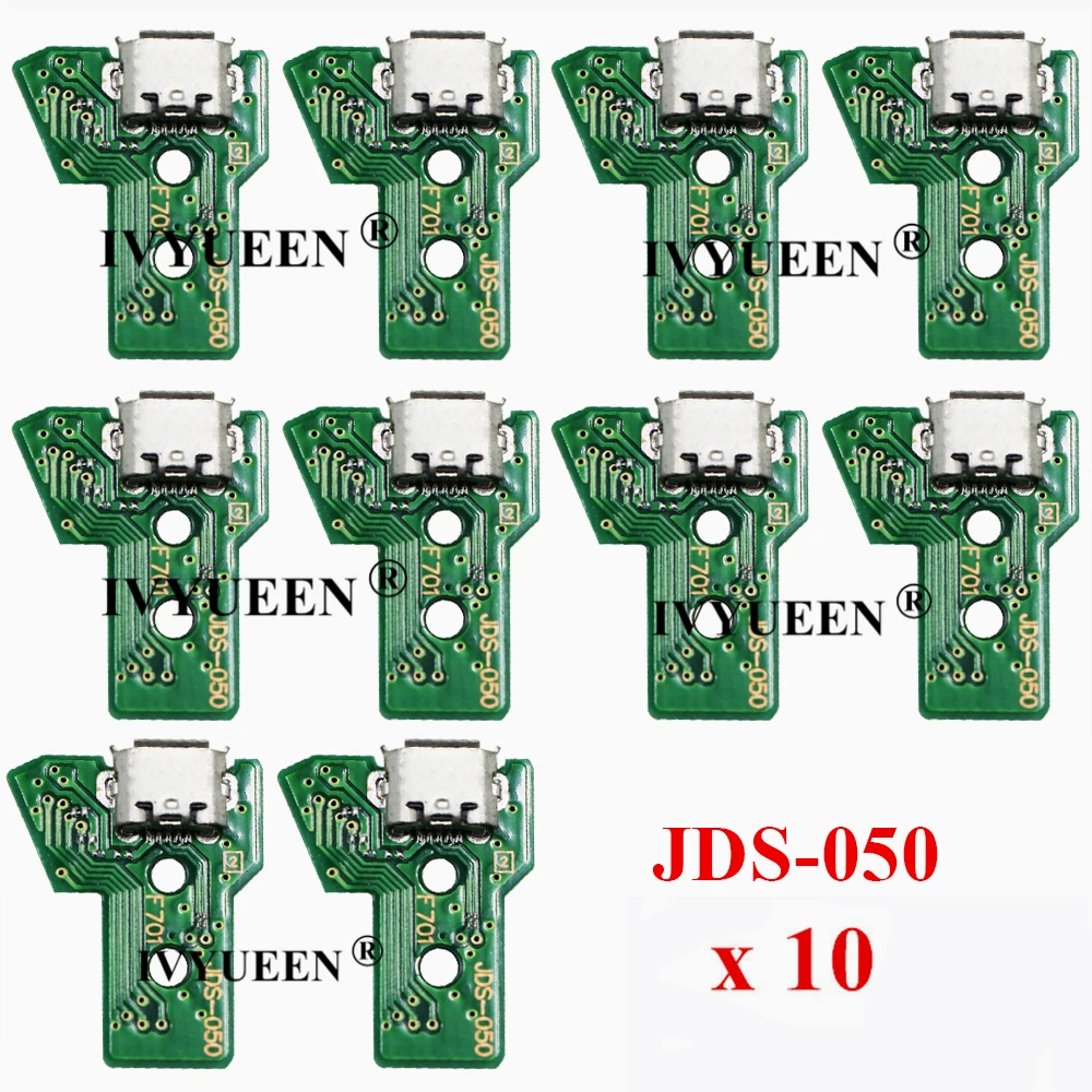 10 шт. JDS 050 040 030 011 USB разъем для зарядки Sony PlayStation 4 PS4 DS4 Pro Slim контроллер зарядное