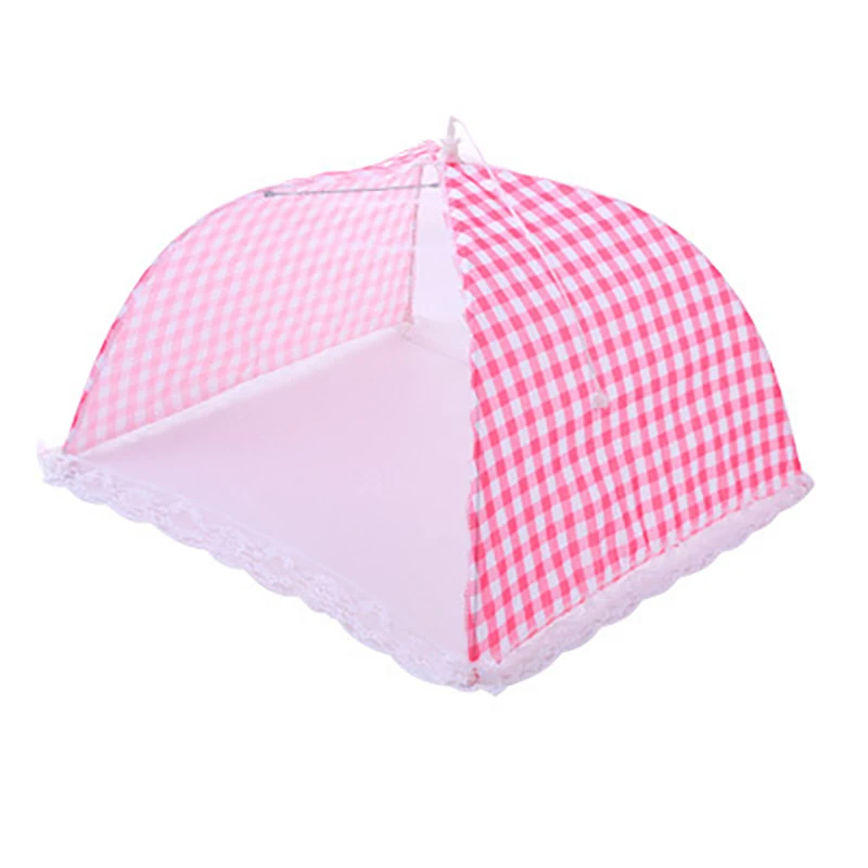 Стильный зонт Против мух Складная Настольная Крышка для еды кухонные