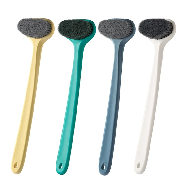 

Upgrade Bath Body Brush with Comfy Bristles Long Handle Gentle Clean Exfoliation