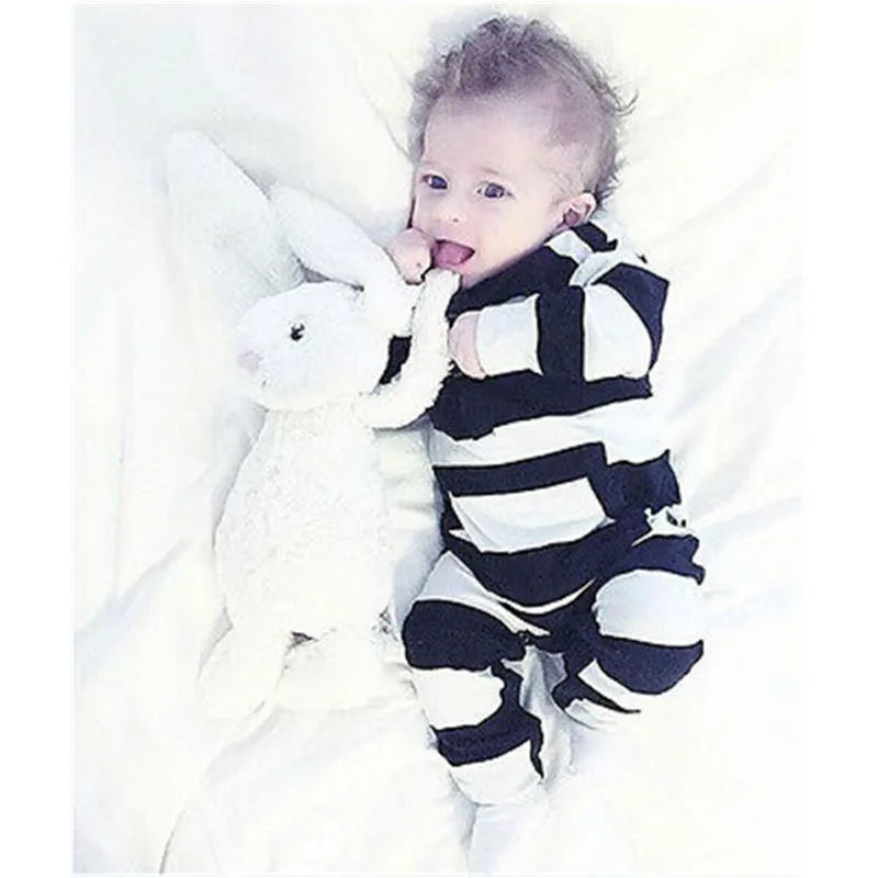 Одежда для младенцев одежда маленьких девочек и мальчиков комбинезоны с длинным