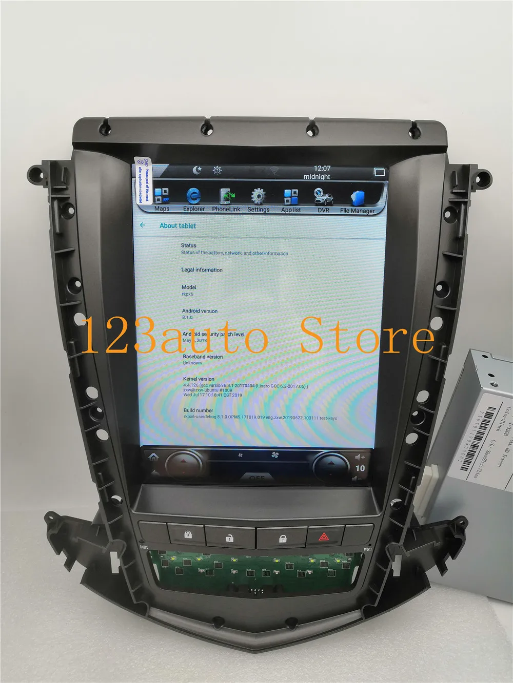 10,4 ''Tesla стиль Android 8,1 автомобильный DVD gps плеер Радио Навигация для Cadillac SRX 2009 2010 2011 2012 PX6 CARPLAY ips стерео