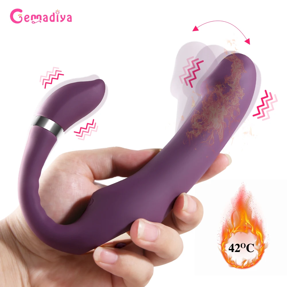Новые двойные моторы нагревательные фаллоимитаторы вибратор для женщин точки G