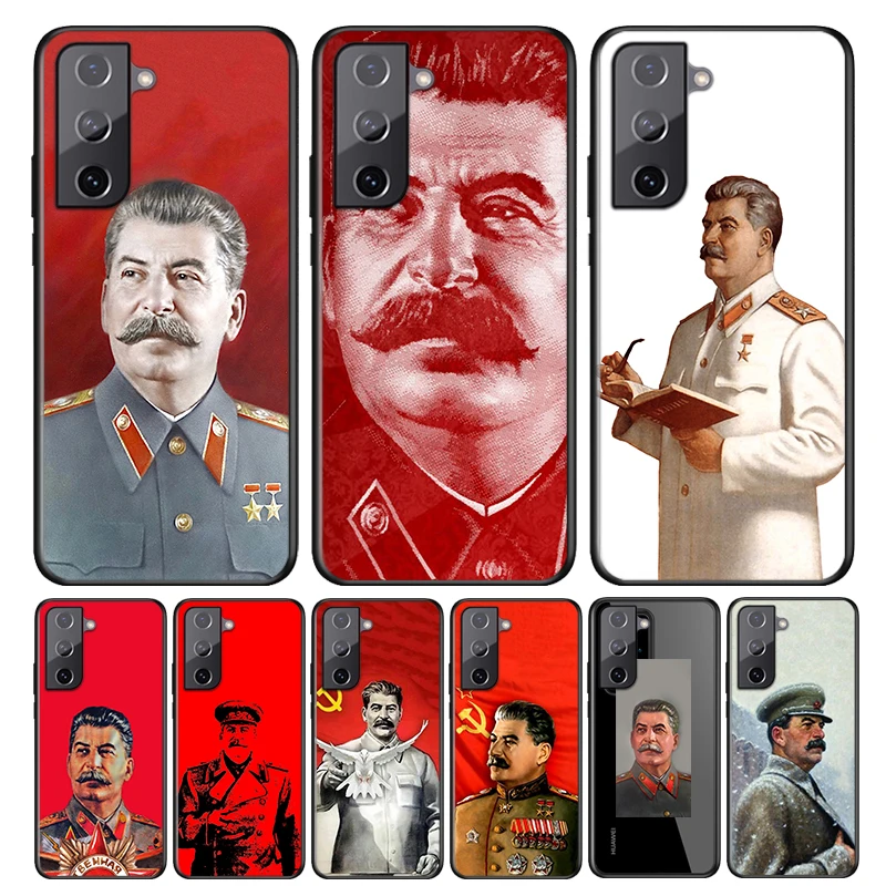 

Phone Case For Samsung Galaxy S21 S20 FE Ultra Lite S10 5G S10E S9 S8 S7 S6 Edge Plus Stalin Soviet Union Soft TPU Cover