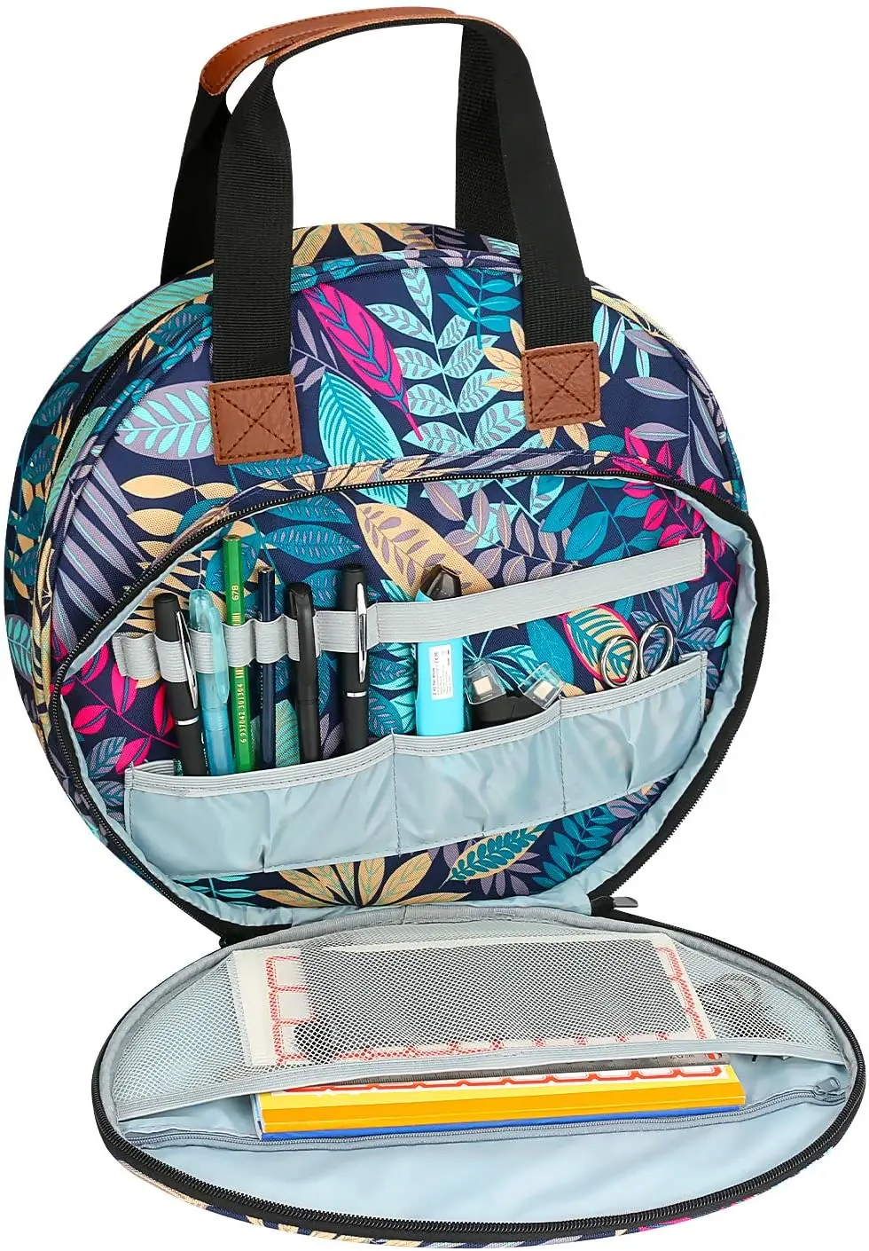 

Сумка для вышивки, Портативная сумка для хранения вышивки крестом, сумка-тоут для рукоделия с молнией и карманами, вязаная сумка для вышиван...