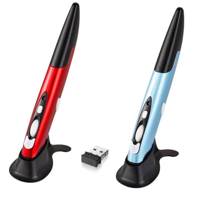 

2.4G Wireless USB Optical Presenter Pen Mouse 1600DPI Mini Ergonomic Mice for Computer Tablet Laptop PC Desktop Smart TV Box