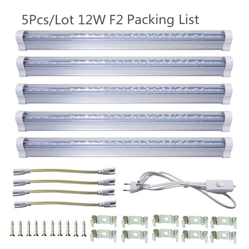 5Pcs 12W F2 Grow Led Gro светодиодный s Phyto лампы светодиодный светильник для растений 12 Вт 24 Вт светильник для растений светодиодный светильник для растений полный спектр светодиодный светильник для растений - Испускаемый цвет: 5Pcs 12W F2 Grow Led
