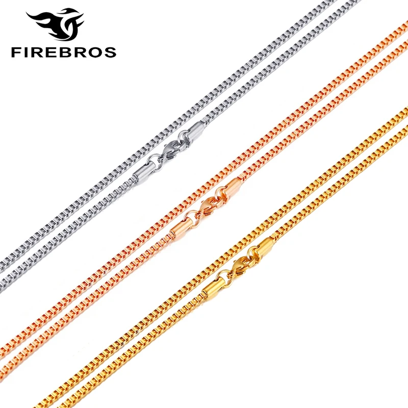 FIREBROS 2/4 мм 16-24 &quotцвета розового золота/серебра Цвет 316L нержавеющая сталь Венеция