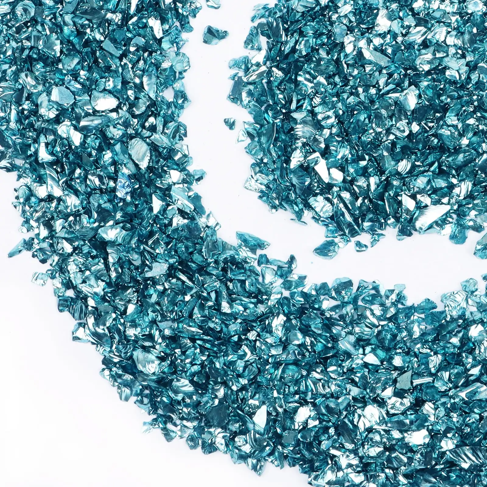 

Crushed Glass Glitter Metal Chips for DIY Jewelry Making Nail Art Decoration Coaster Filling Decorative Crystal For Epoxy Resin