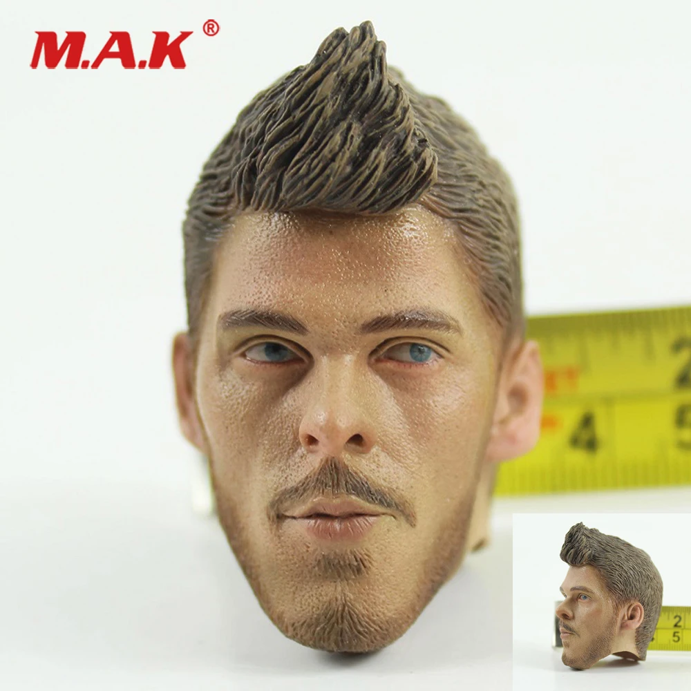

TA41-35 1/6 Soldier Model De Gea Male Head Sculpture In Stock For 12 Inch Male Body