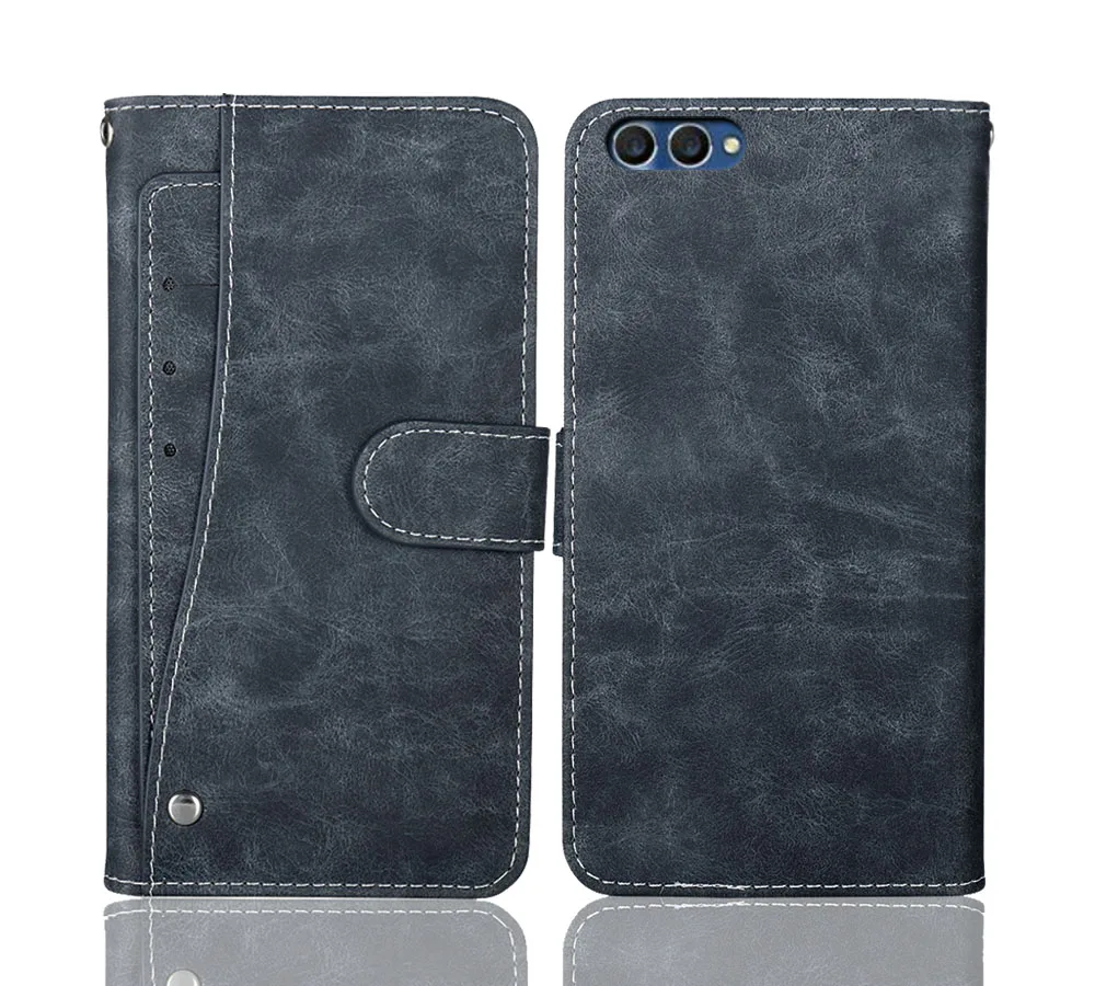 Роскошный кошелек HOMTOM H3 чехол 5 &quotВинтажный Флип кожаный для телефона бизнес