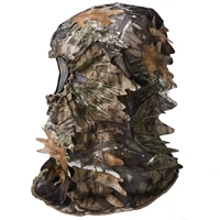 menfly camouflage hunting mesh mask camo anti mosquito breathable headgear tree bird watching photography cap night fishing hat