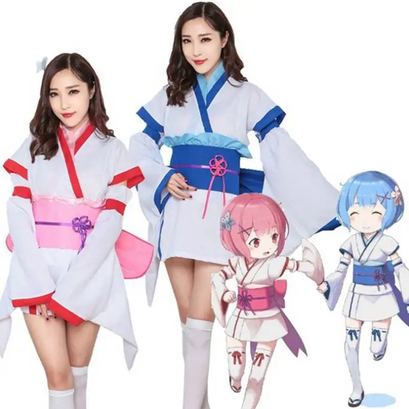 Костюм для косплея Re:zero Kara Hajimeru Lsekai Seikatsu Life In a другой мир рам рем горничная родные