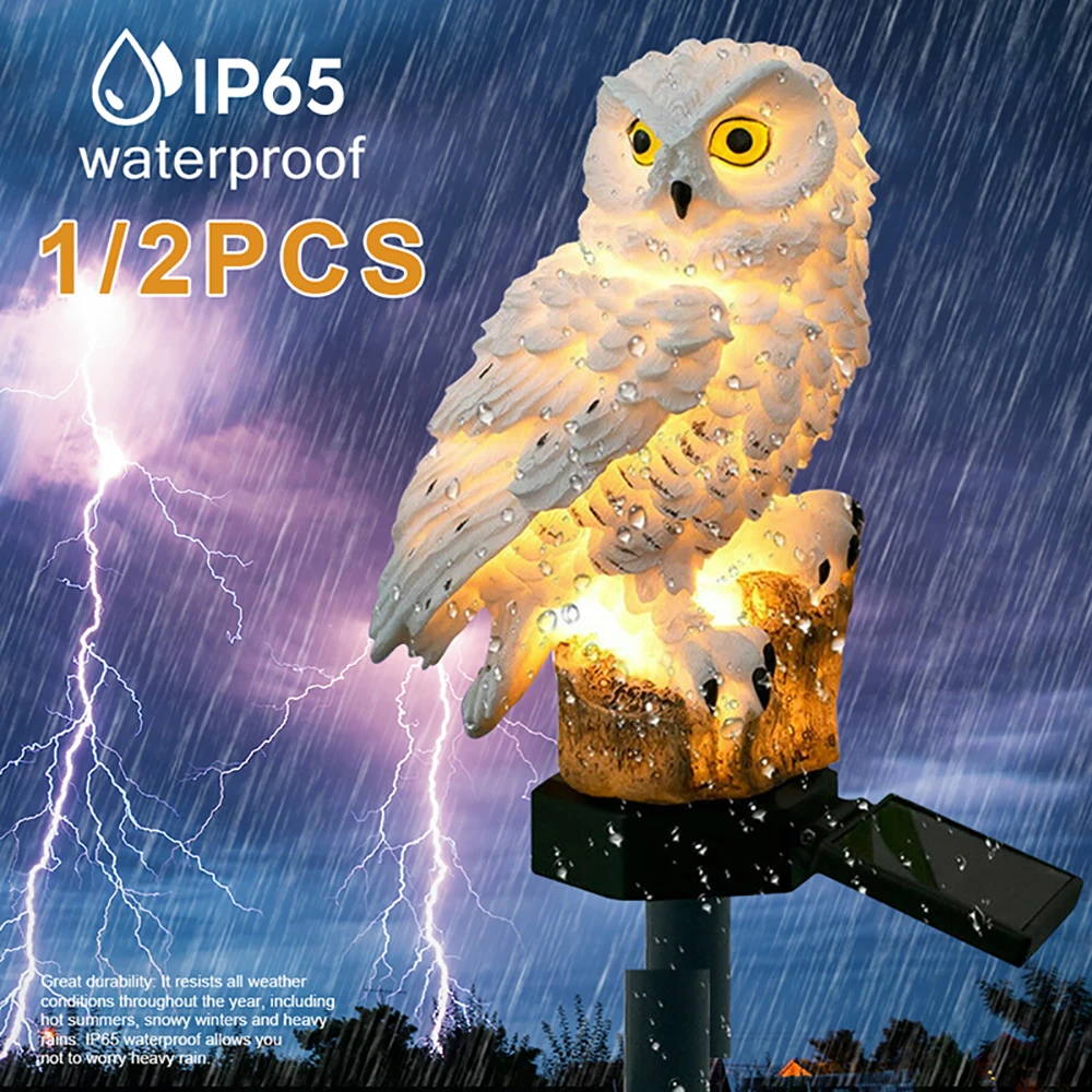 Светодиодный фонарь для газона на солнечной батарее водонепроницаемый садовый