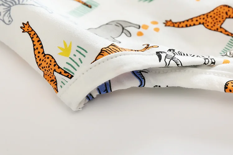 

Long Sleeve Animal Rompers for Boys Newborn Baby 3 6 9 12 18 24 Months Bodysuit Cotton Unsex O-Neck Top Botton