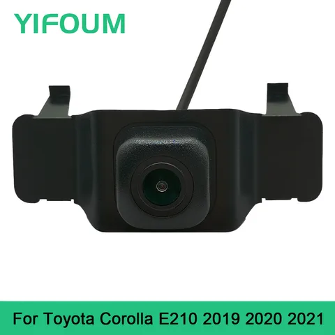 YIFOUM HD CCD Автомобильная камера переднего вида для парковки ночного видения с положительным водонепроницаемым логотипом для Toyota Corolla E210 2019 2020 2021