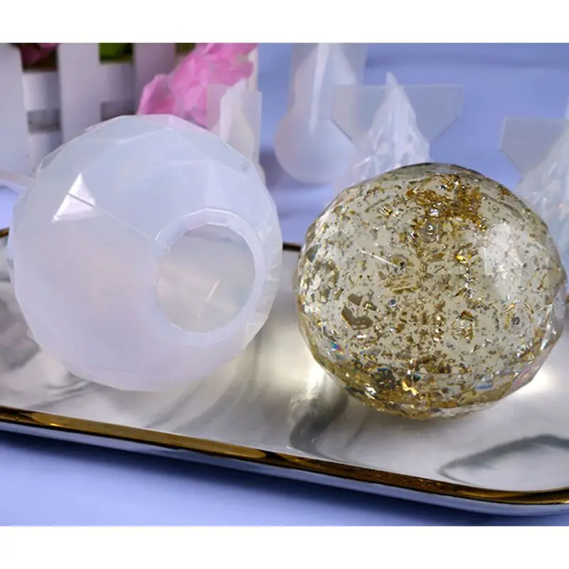 

Free shipping Epoxy Decorative Resin Mold Transparent Crystal Ball Casting Silicone Mould DIY Crafts Jewelry Making Tools