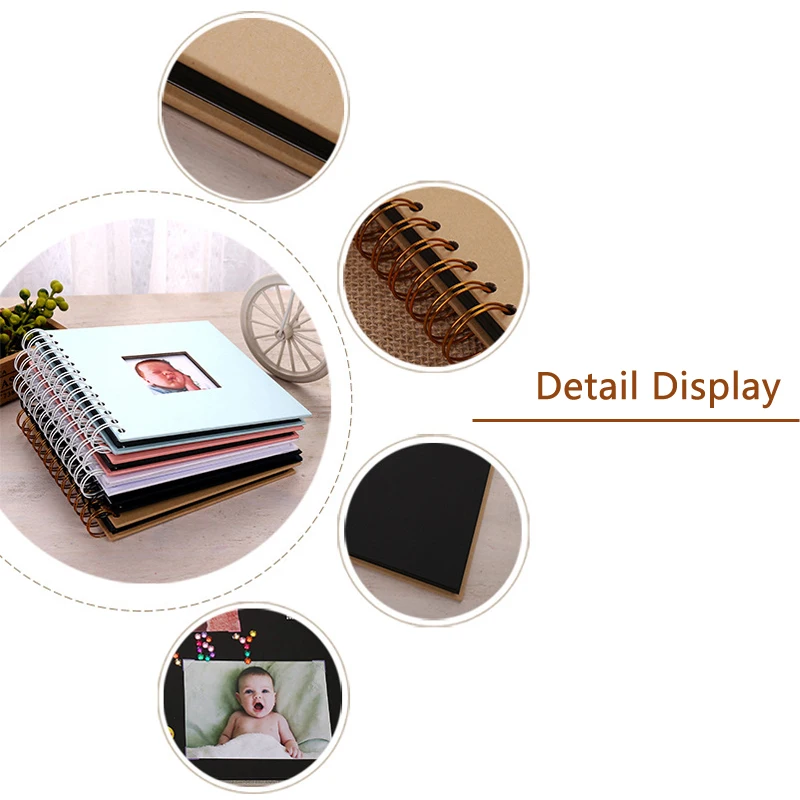 Фотоальбом 20 страниц детский альбом для скрапбукинга|Наборы отпечатков рук и