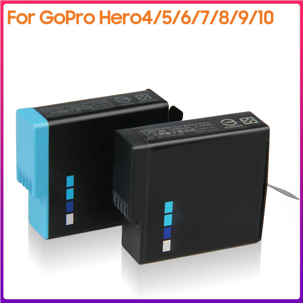 

Оригинальная батарея 335-06532-000 AHDBT-401 SPJB1B SPBL1B для GoPro Hero 4 8 6 7 5 10 9 Hero 8 Hero9 Hero7 Hero6 Hero5