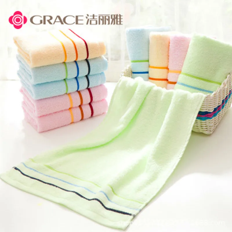 

(Четыре упаковки) полотенца из чистого хлопка, можно использовать для всей семьи, 100% хлопок, четыре цветовых сочетания, 74x33 см, 85 г